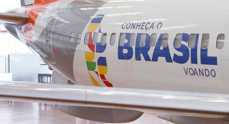 Aeronave temática abre o “Conheça o Brasil: Voando” - CONTRATUH